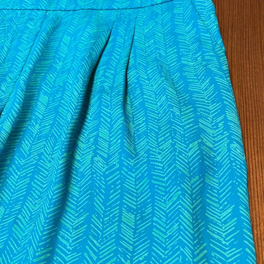 Loft Blue Printed Casual Shorts‎